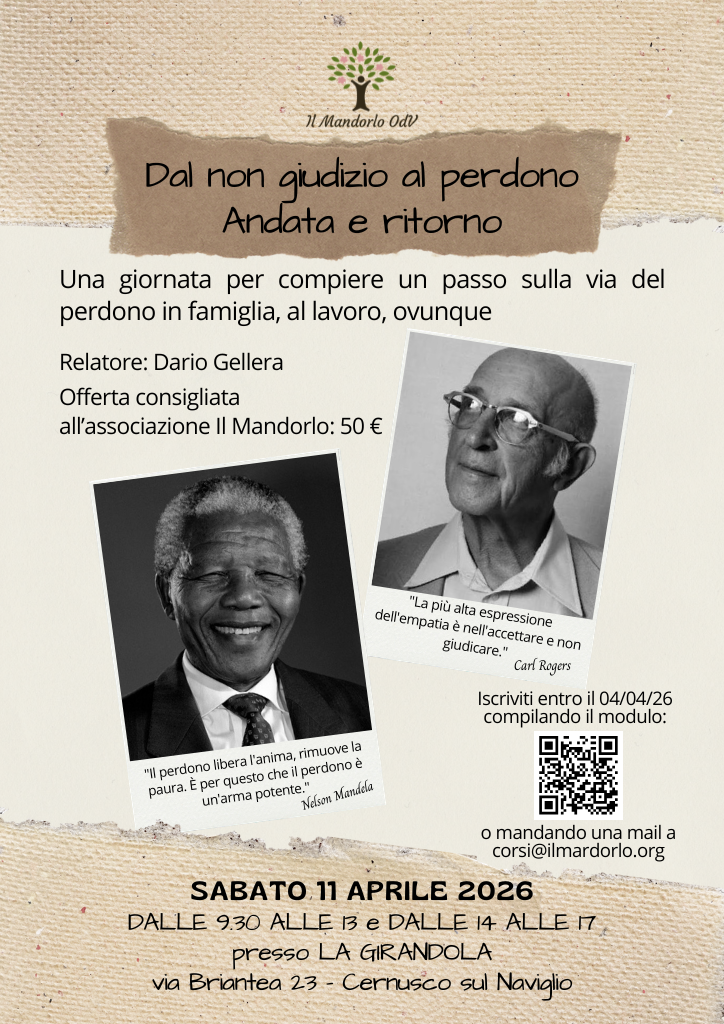 Dal non giudizio al perdono – Andata e ritorno